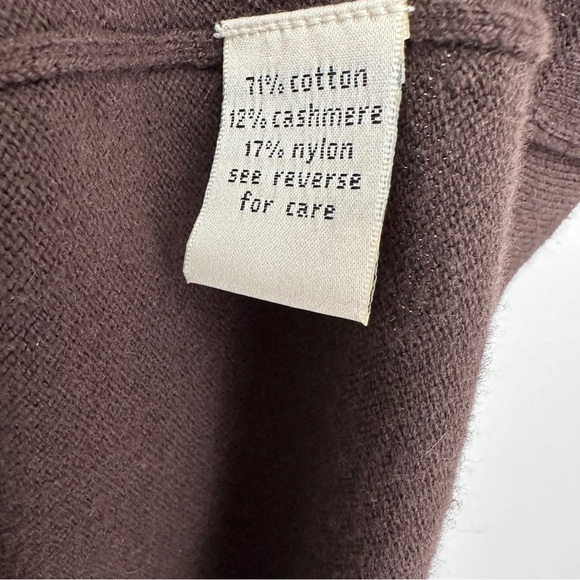 Tyler Boe Kim Cowl Neck Cashmere Sweater Dress in Brown - Picture 7 of 7